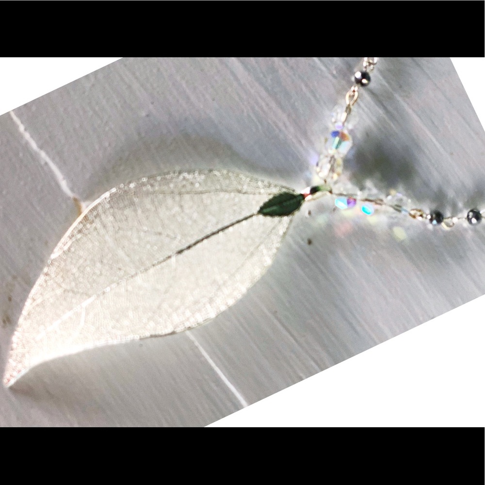 LAST ONE! Hand Crafted Silver Leaf Necklace